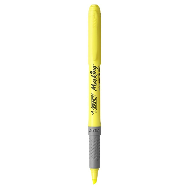 Zakreślacz Bic Brite Liner Grip żółty